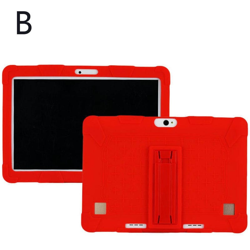 10.1-inch tablet PC/learning machine universal silicone case, shockproof and drop-proof, with stand, silicone protective case, soft rubber shell. - Image 1